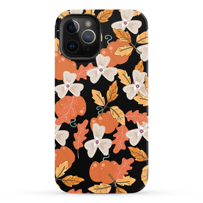 iPhone 12 Pro StrongFit Pumpkin and Spice by Allgirls Studio