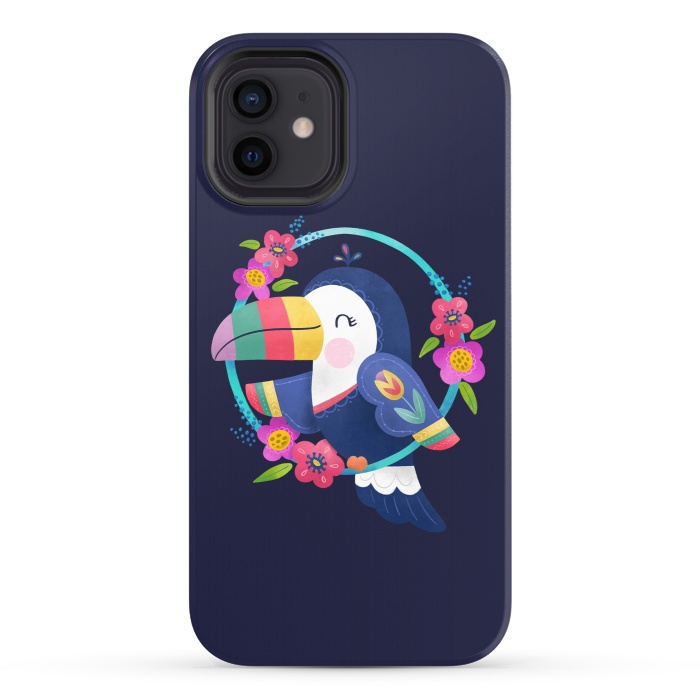 iPhone 12 StrongFit Tropical Toucan by Noonday Design