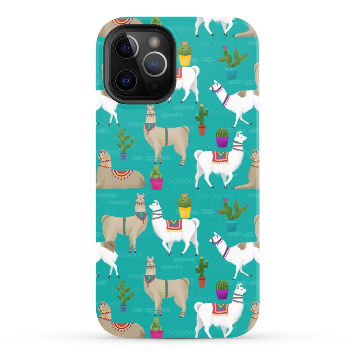 iPhone 12 Pro StrongFit Llama Drama by Noonday Design