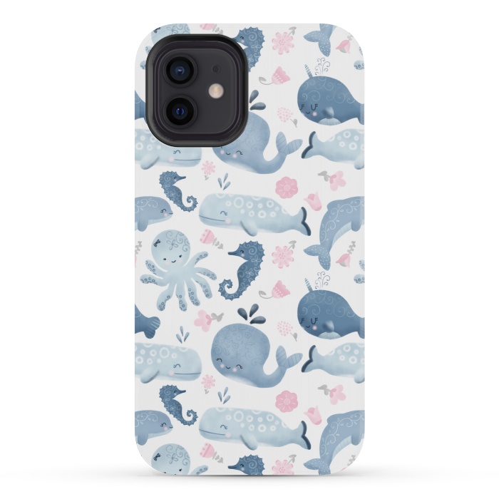 iPhone 12 mini StrongFit Ocean Friends by Noonday Design