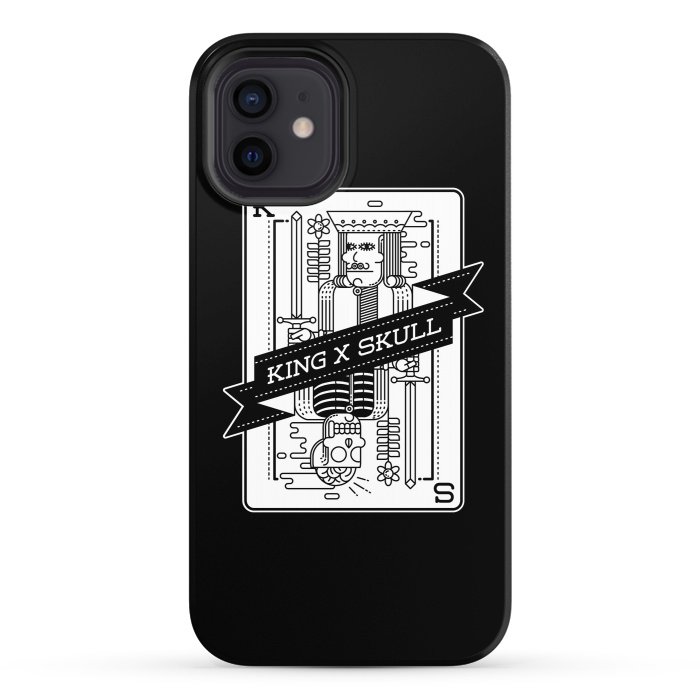 iPhone 12 StrongFit King & Skull by Afif Quilimo