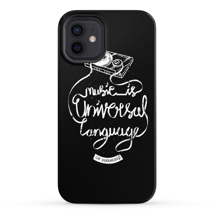 iPhone 12 StrongFit Music is Universal Language of Mankind by Afif Quilimo