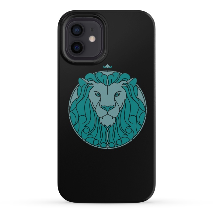 iPhone 12 mini StrongFit Lion King by Afif Quilimo