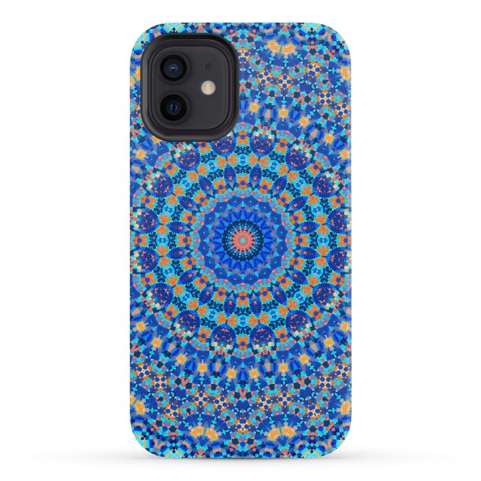 iPhone 12 mini StrongFit Abstract Mandala III by Art Design Works