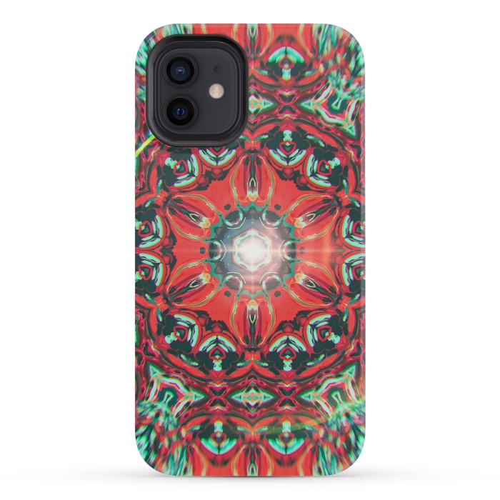 iPhone 12 mini StrongFit Abstract Mandala I by Art Design Works