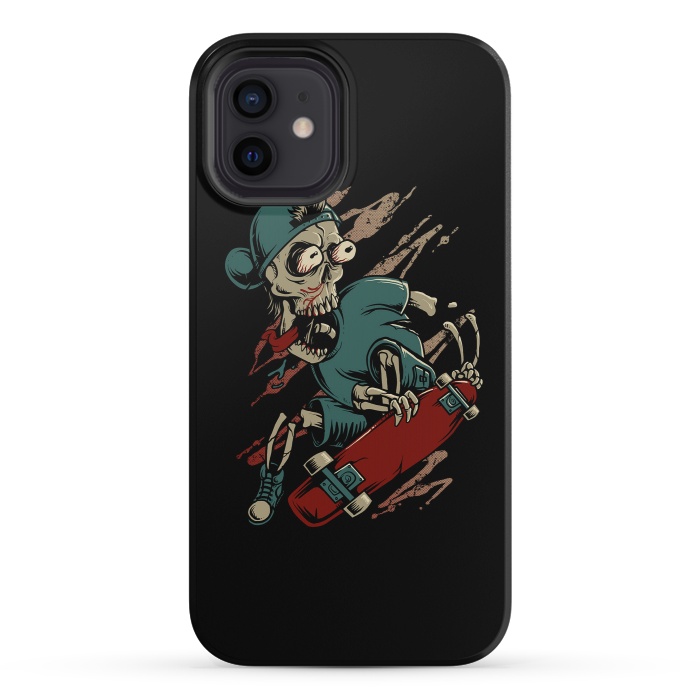 iPhone 12 mini StrongFit Deathboarder by Afif Quilimo