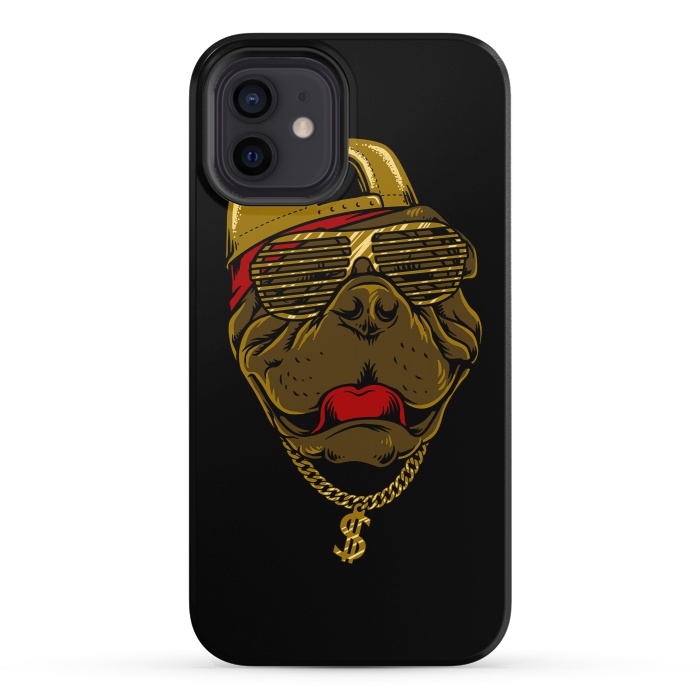 iPhone 12 StrongFit Dog Hip Hop Style by Afif Quilimo