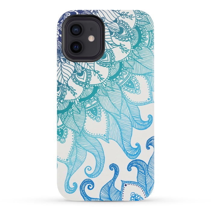 iPhone 12 mini StrongFit Mermaid Mandala by Rose Halsey