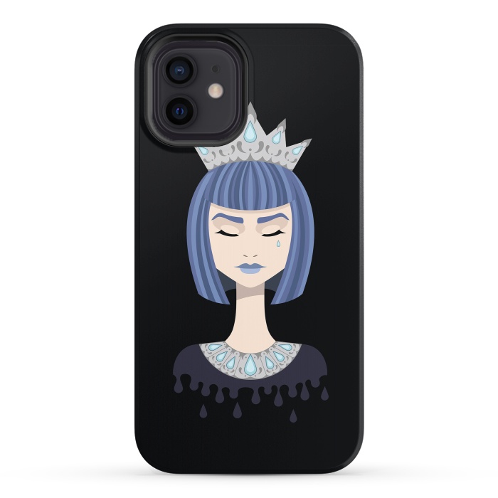 iPhone 12 StrongFit Queen of sorrow by Laura Nagel