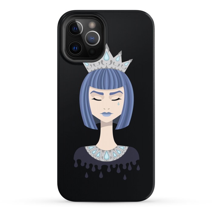 iPhone 12 Pro StrongFit Queen of sorrow by Laura Nagel