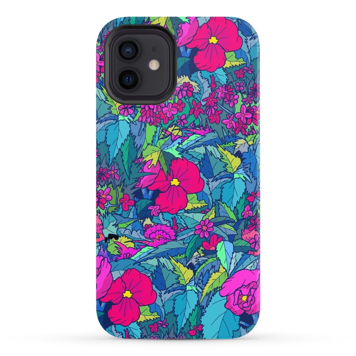 iPhone 12 StrongFit Summer flowers by Steve Wade (Swade)