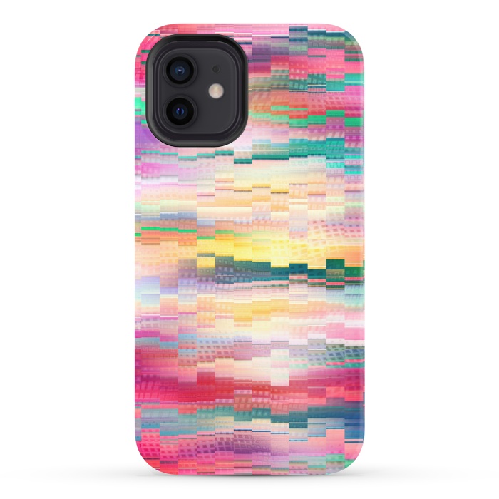 iPhone 12 StrongFit Abstract Vivid Pattern by Art Design Works