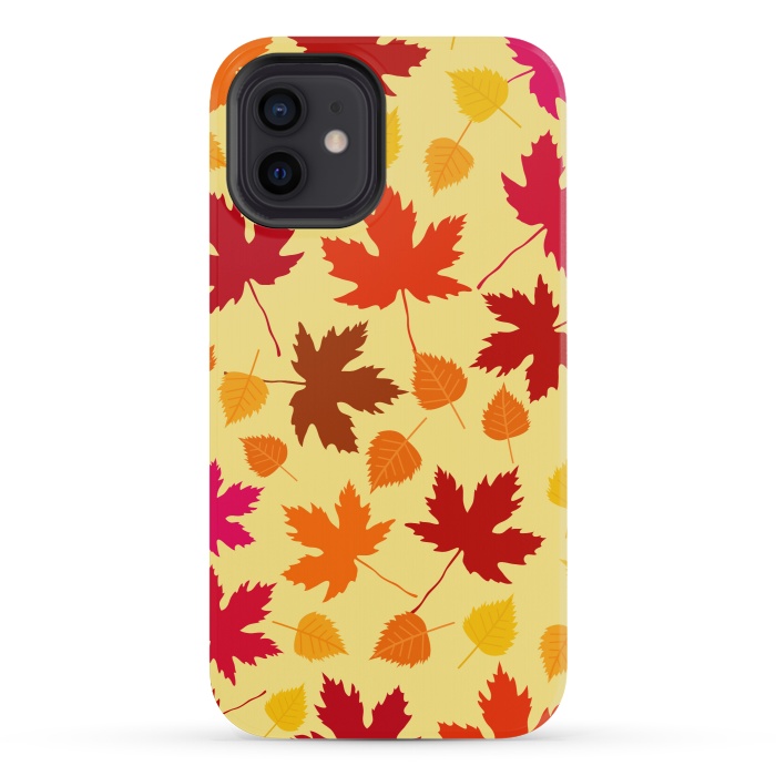 iPhone 12 mini StrongFit Autumn Comes Covering The Leaves by ArtsCase