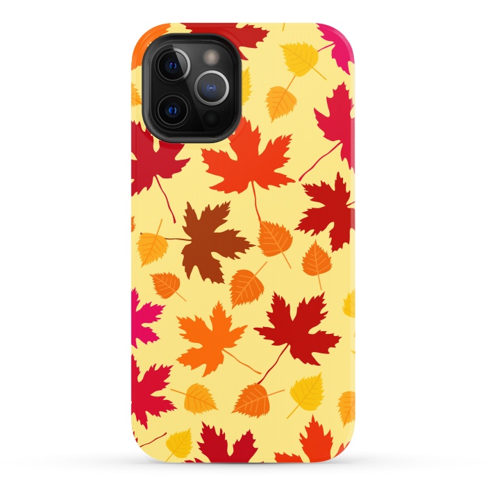 iPhone 12 Pro StrongFit Autumn Comes Covering The Leaves by ArtsCase