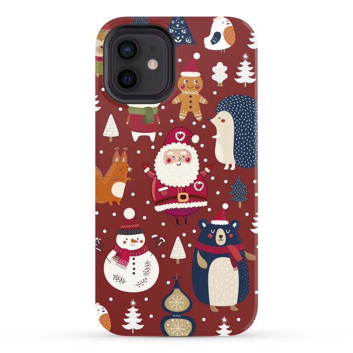 iPhone 12 StrongFit Christmas Characters by ArtsCase