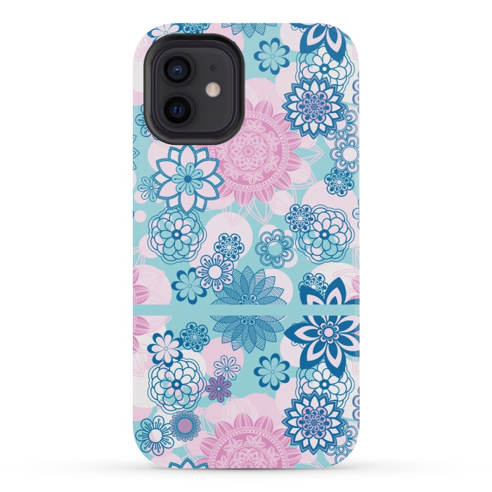 iPhone 12 mini StrongFit Mandalas In Beautiful Pastel Colors by ArtsCase