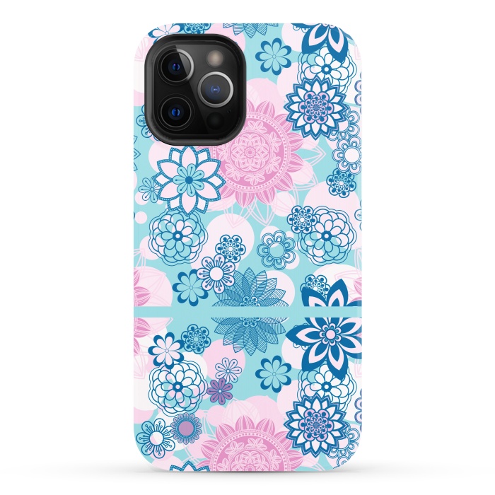 iPhone 12 Pro StrongFit Mandalas In Beautiful Pastel Colors by ArtsCase