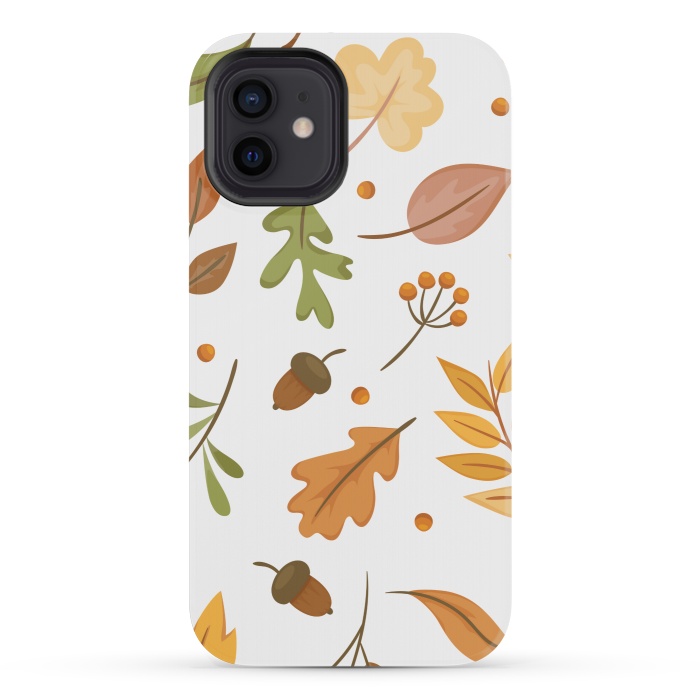 iPhone 12 mini StrongFit AUTUMN PATTERN 2  by MALLIKA