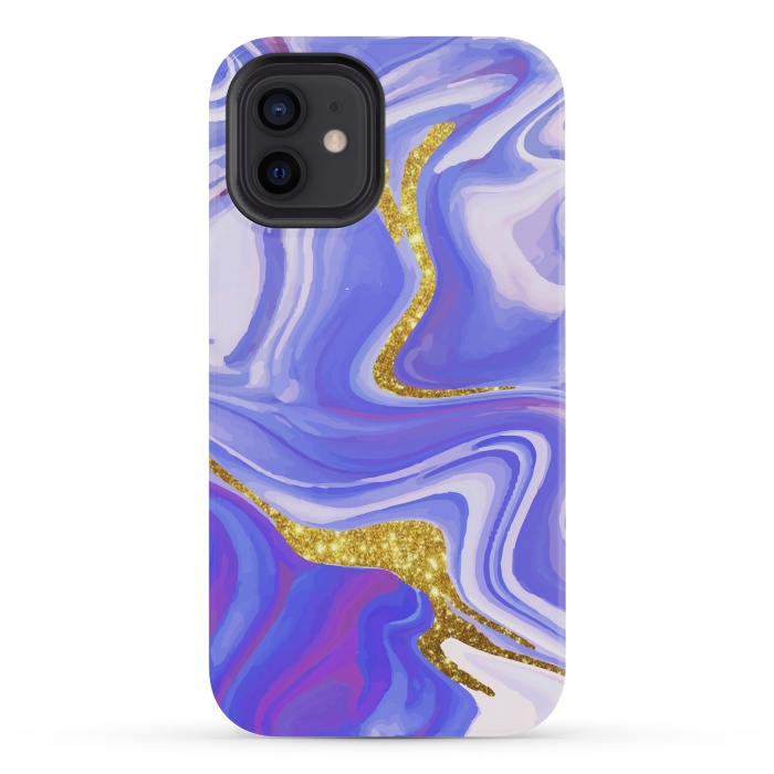 iPhone 12 mini StrongFit Paint splash Colorful fluid by ArtsCase