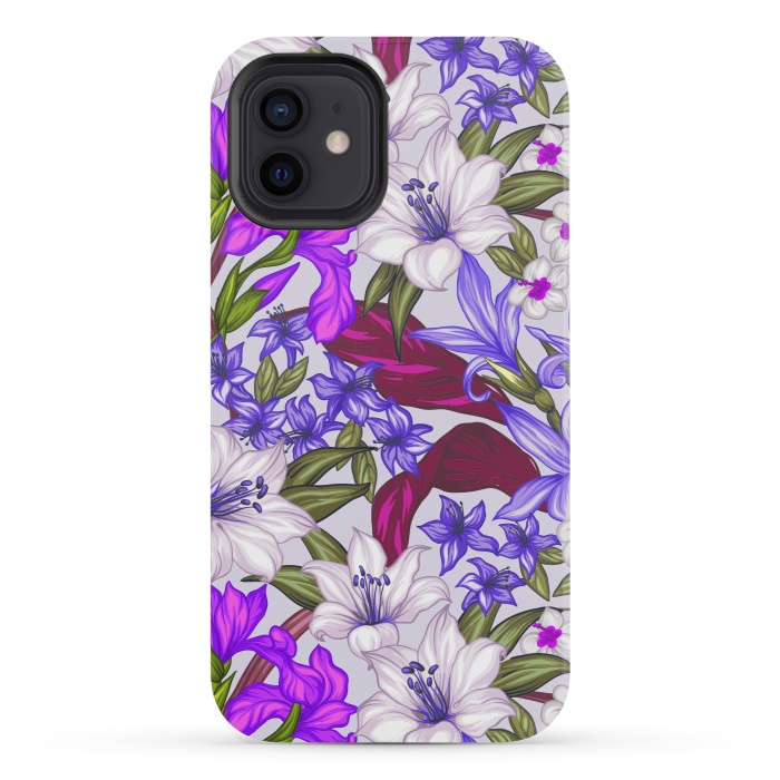 iPhone 12 mini StrongFit lilies flowers happy for you by ArtsCase