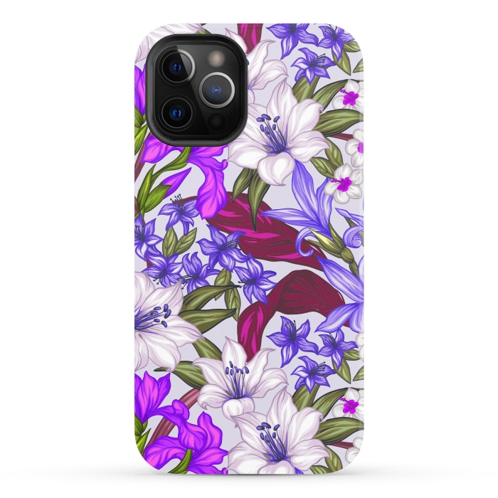 iPhone 12 Pro StrongFit lilies flowers happy for you by ArtsCase