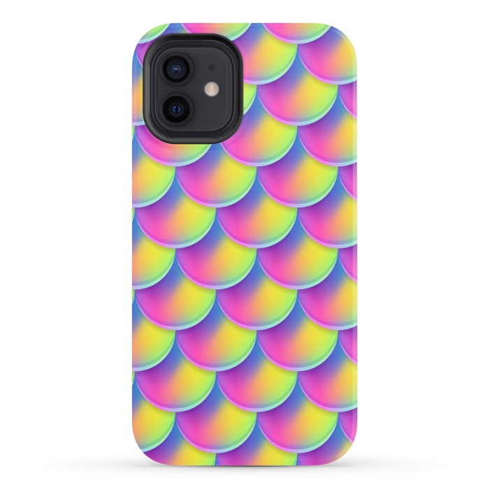 iPhone 12 StrongFit MERMAID SCALES 2  by MALLIKA