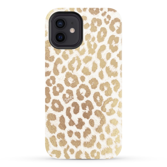 iPhone 12 StrongFit ReaL LeOpard - Greek Ancient Gold by ''CVogiatzi.