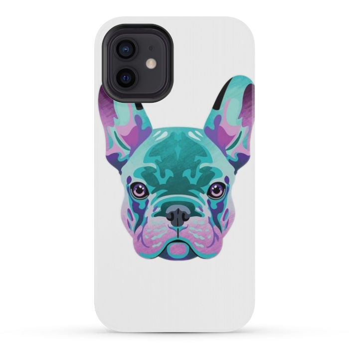 iPhone 12 mini StrongFit french bulldog by haroulita