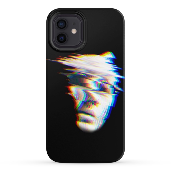 iPhone 12 StrongFit glitch horror face by haroulita