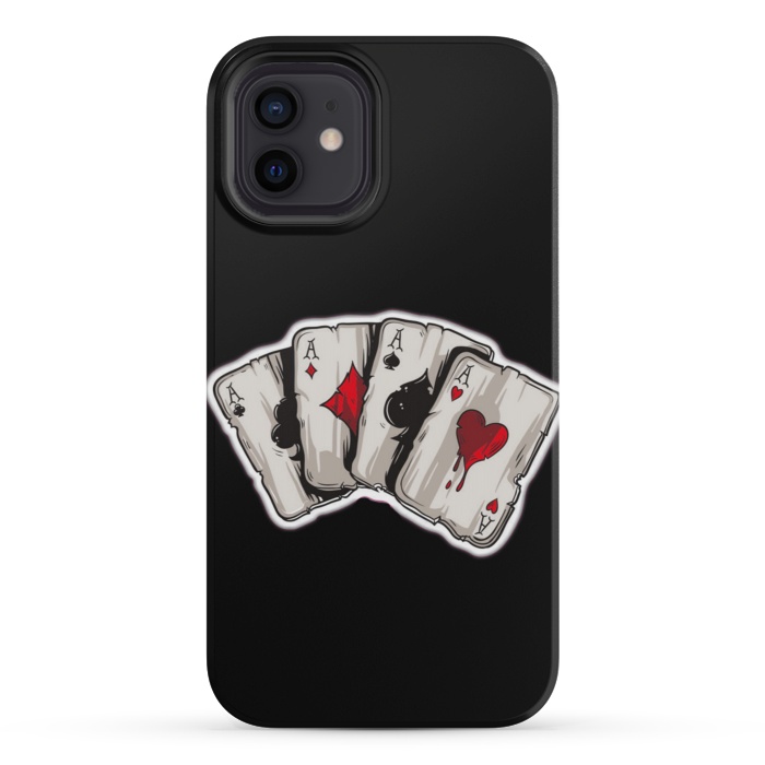 iPhone 12 mini StrongFit full of aces by haroulita