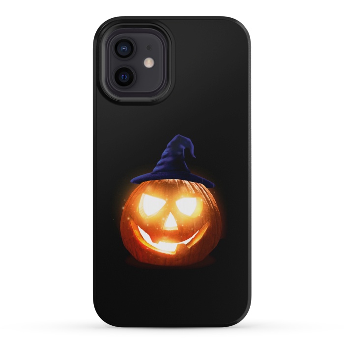 iPhone 12 mini StrongFit halloween pumpkin by haroulita