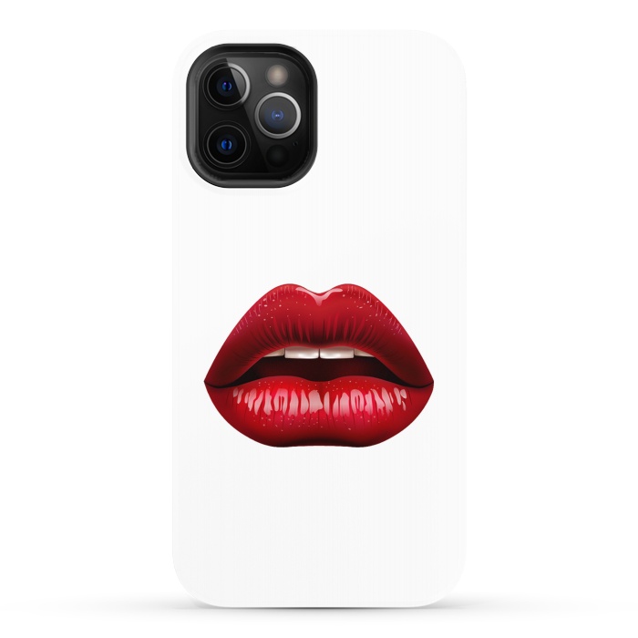 iPhone 12 Pro StrongFit red lips by haroulita