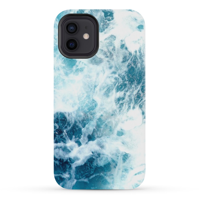 iPhone 12 mini StrongFit sea waves x by haroulita