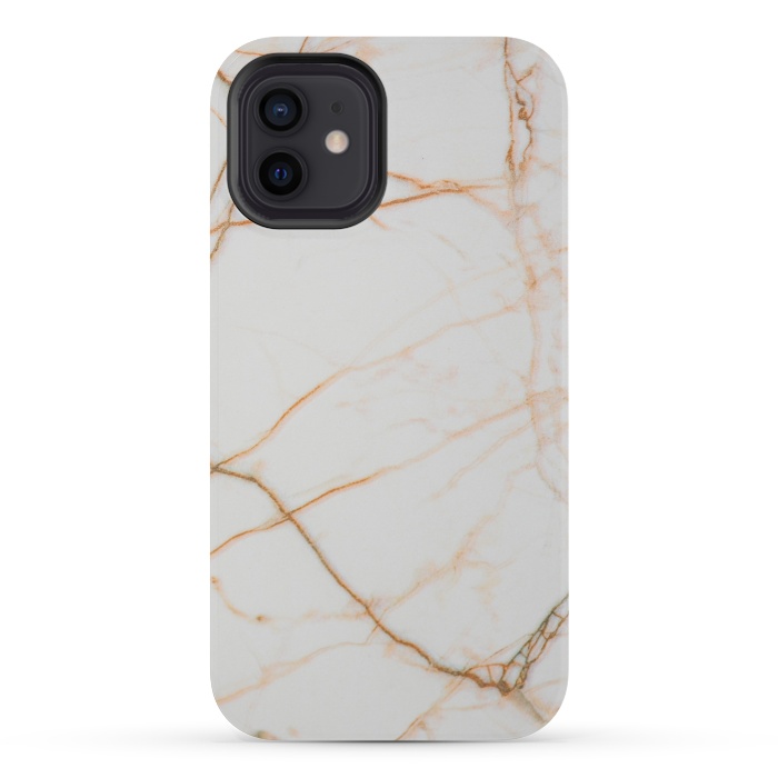 iPhone 12 mini StrongFit Gold marble by Winston