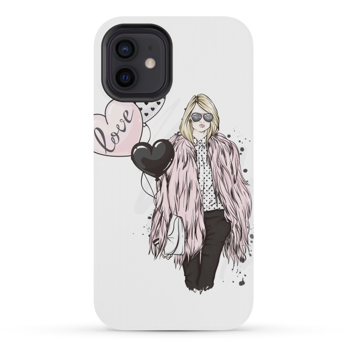 iPhone 12 mini StrongFit Fashion Woman in Love by ArtsCase