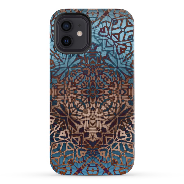 iPhone 12 mini StrongFit Ethnic Tribal Pattern G329 by Medusa GraphicArt