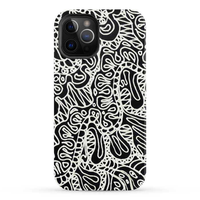 iPhone 12 Pro StrongFit Doodle Ethnic Style G361 by Medusa GraphicArt