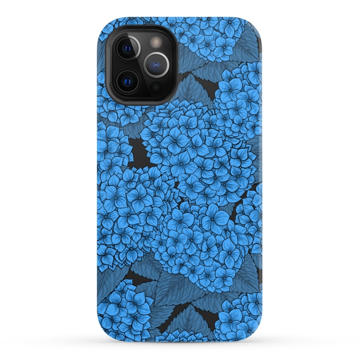 iPhone 12 Pro StrongFit Blue hydrangea by Katerina Kirilova
