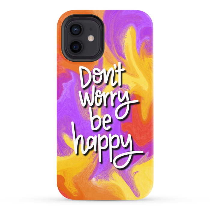 iPhone 12 StrongFit Don´t worry be happy by Silvia Mejia
