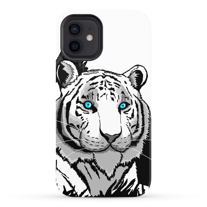 iPhone 12 StrongFit The white tiger by Steve Wade (Swade)