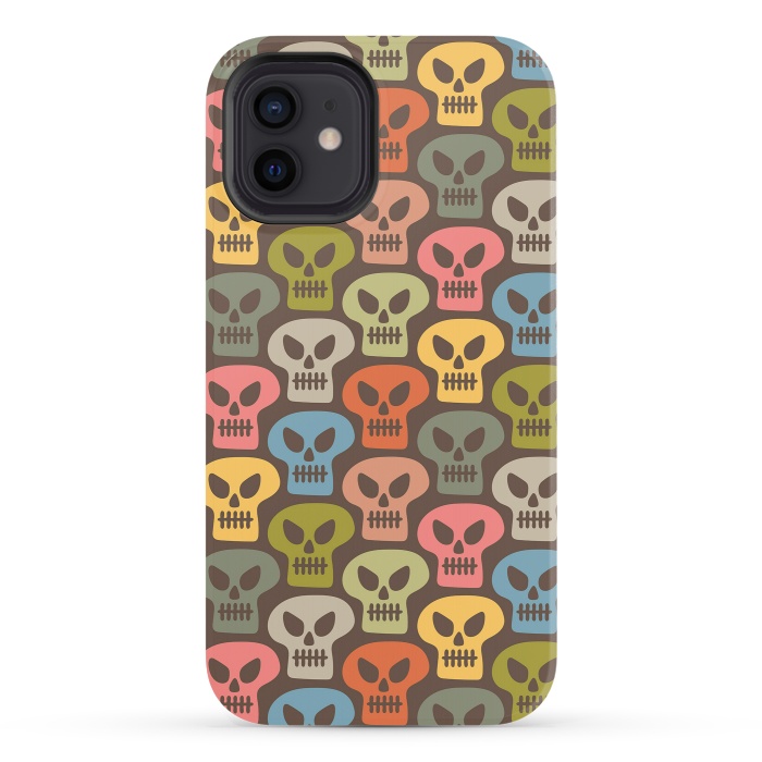 iPhone 12 StrongFit Skulls by Majoih