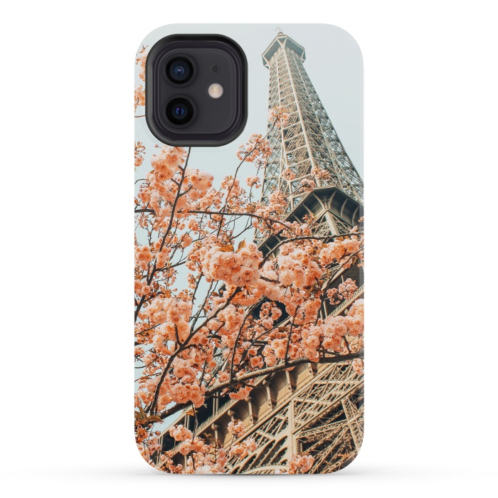 iPhone 12 mini StrongFit Paris in Spring | Travel Photography Eifel Tower | Wonder Building Architecture Love by Uma Prabhakar Gokhale