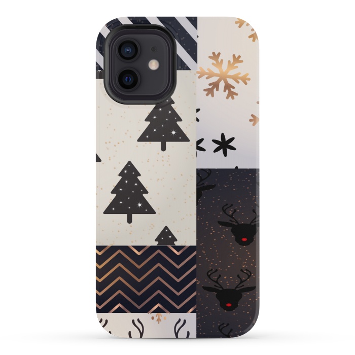 iPhone 12 mini StrongFit christmas pattern 4  by MALLIKA