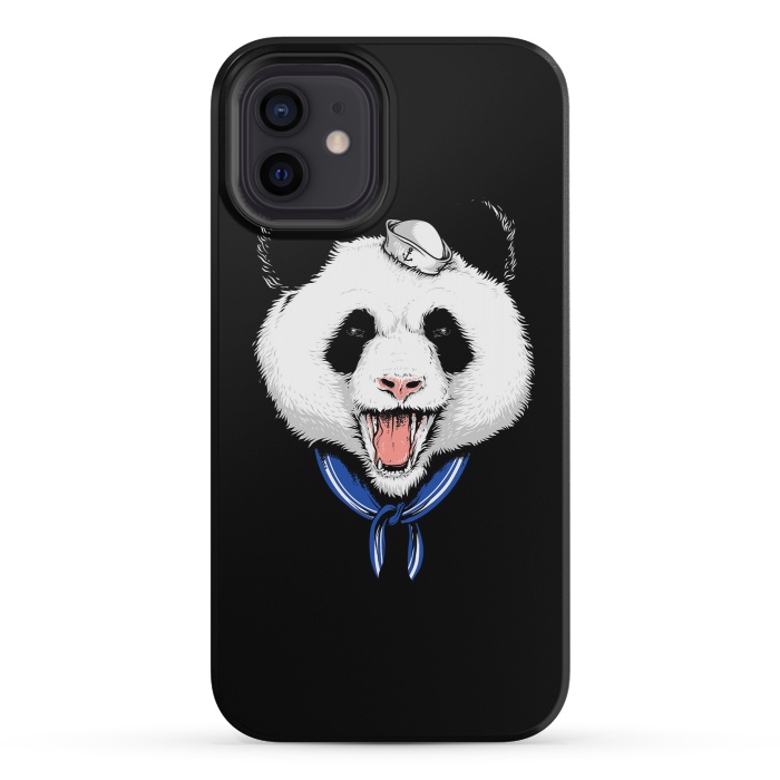 iPhone 12 mini StrongFit Panda Sailor by Afif Quilimo