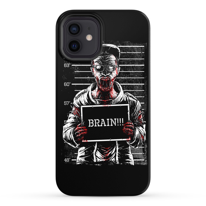 iPhone 12 StrongFit Zombie Mugshot by Afif Quilimo