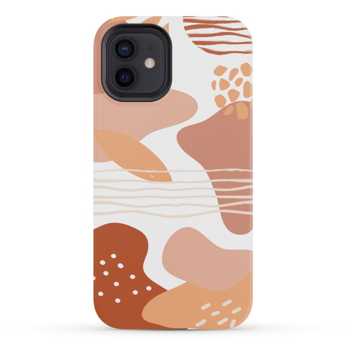 iPhone 12 mini StrongFit Terracotta earth by Martina