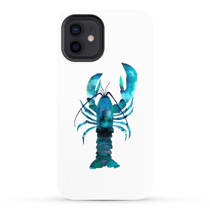 iPhone 12 StrongFit Blue Lobster by Amaya Brydon