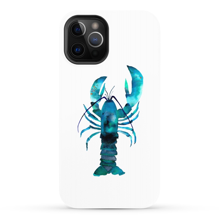 iPhone 12 Pro StrongFit Blue Lobster by Amaya Brydon