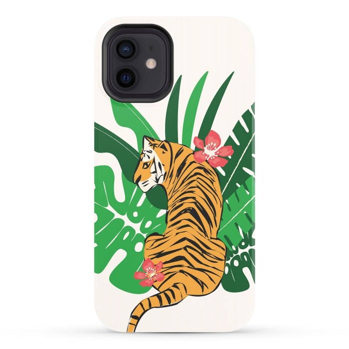 iPhone 12 StrongFit Tiger 011 by Jelena Obradovic