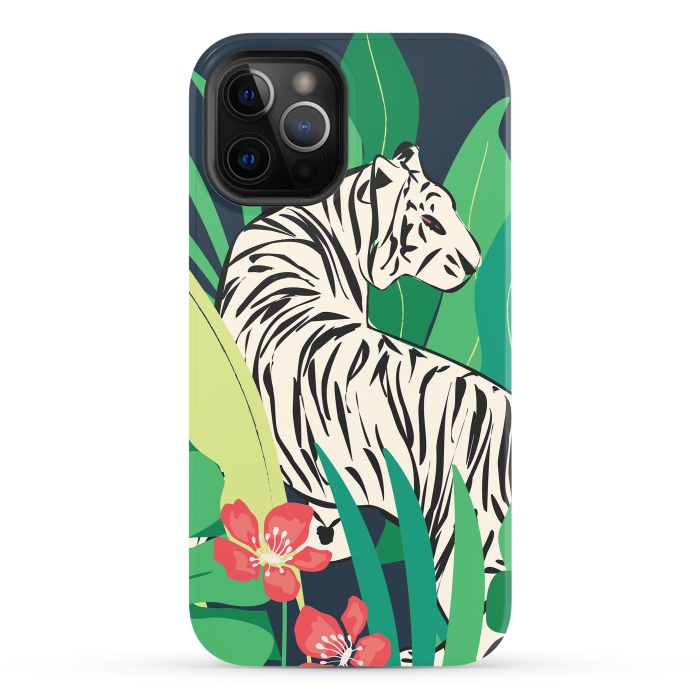 iPhone 12 Pro StrongFit Tiger 013 by Jelena Obradovic